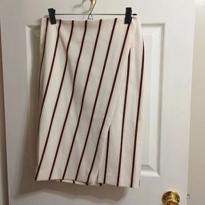 WHBM Stripe Pencil Skirt